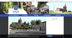 Desktop Screenshot of mairie-daux.fr